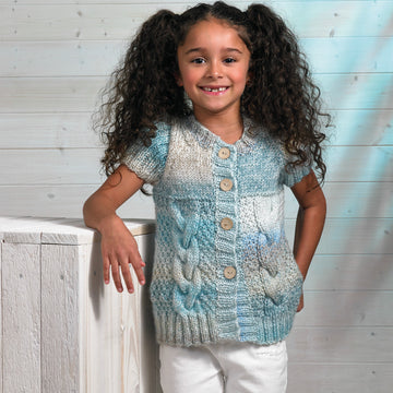 James C. Brett JB699 Jacket Cardigan Knitting Pattern