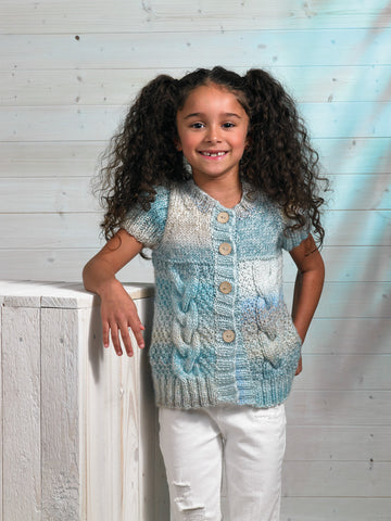 James C. Brett JB699 Jacket Cardigan Knitting Pattern