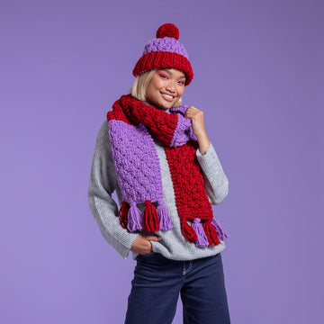 Paintbox Yarns Bright and Bold Stripe Set Knitting Pattern