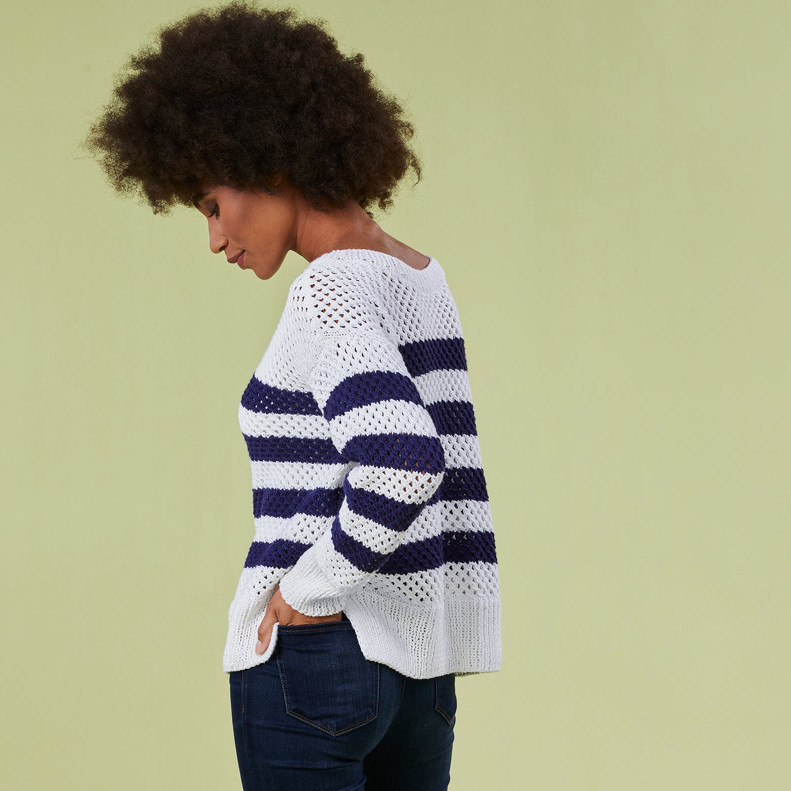 Tahki Yarns Hilton Head Pullover Knitting Pattern