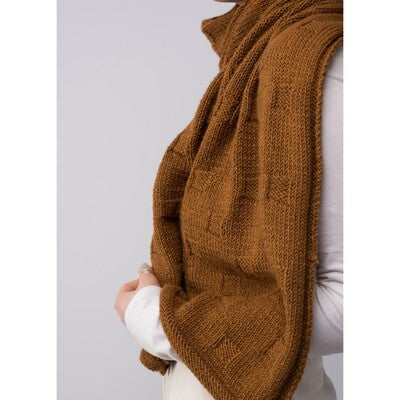 Shibui Knits Motif Wrap Knitting Pattern