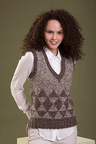 Tahki Yarns Fortitude Vest Knitting Pattern