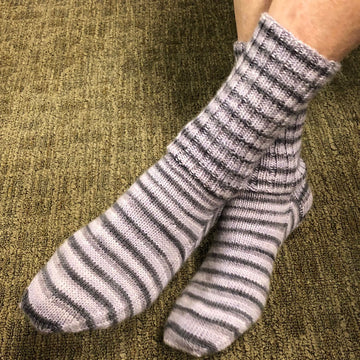 Heel Flat Socks Knitting Pattern
