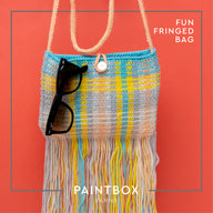 Paintbox Yarns Fun Fringed Bag Knitting Pattern