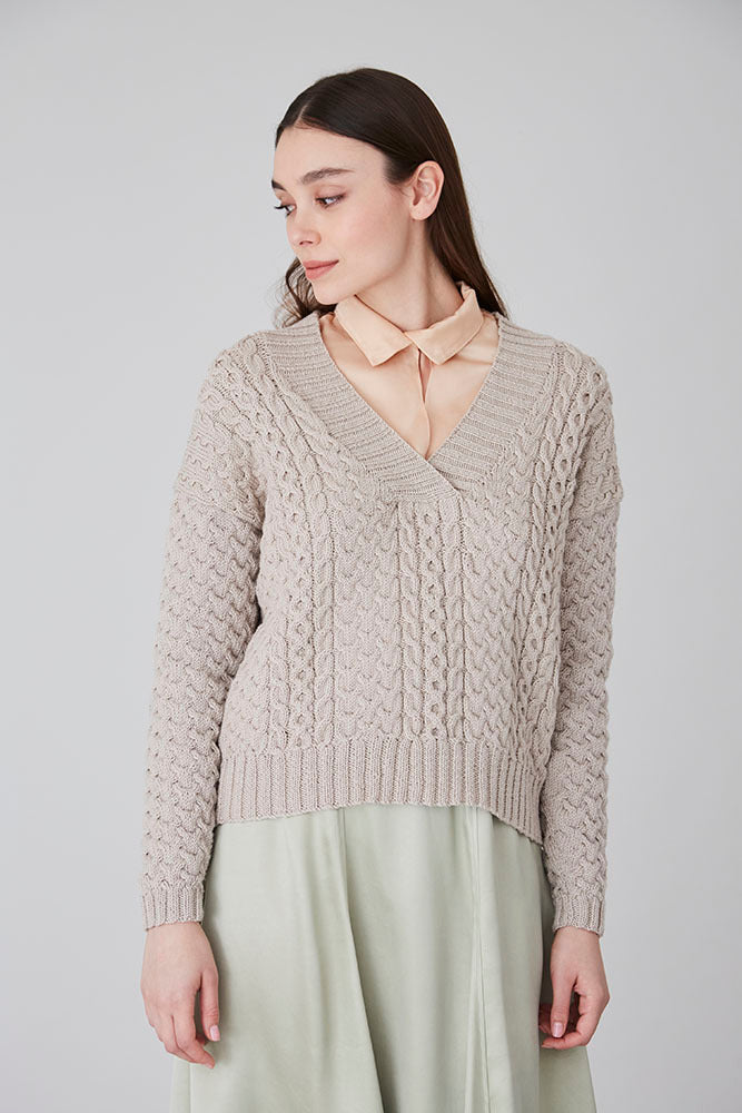 Debbie Bliss Falkirk Sweater Knitting Pattern