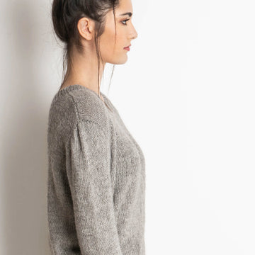 Blue Sky Fibers Lake Melissa Sweater Jumper Knitting Pattern