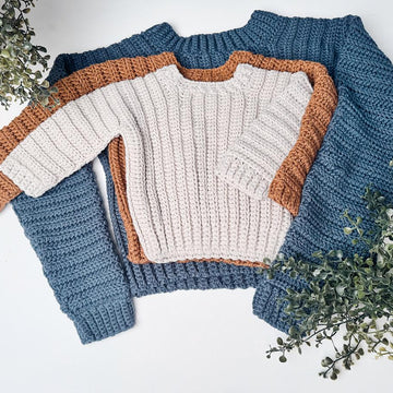 Easy Child Cuff-to-Cuff Sweater