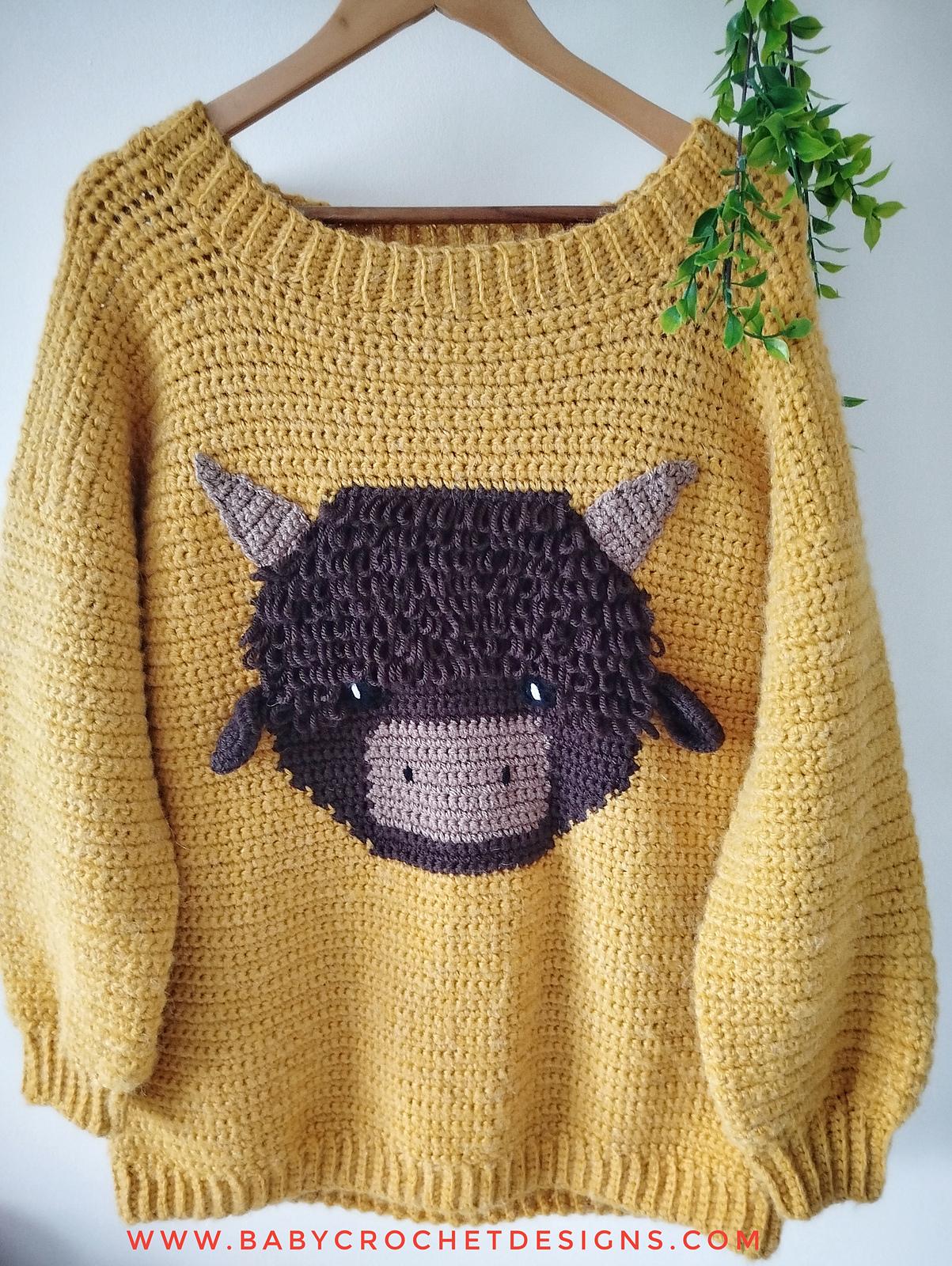 Adult Highland Cow Jumper