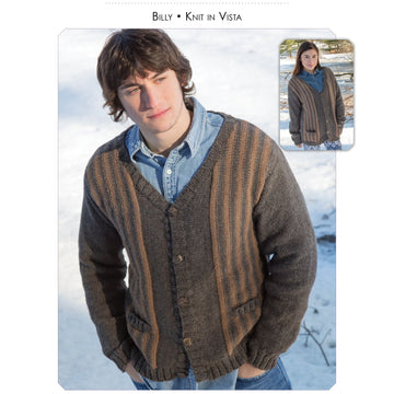 Classic Elite Yarns Billy Cardigan Knitting Pattern