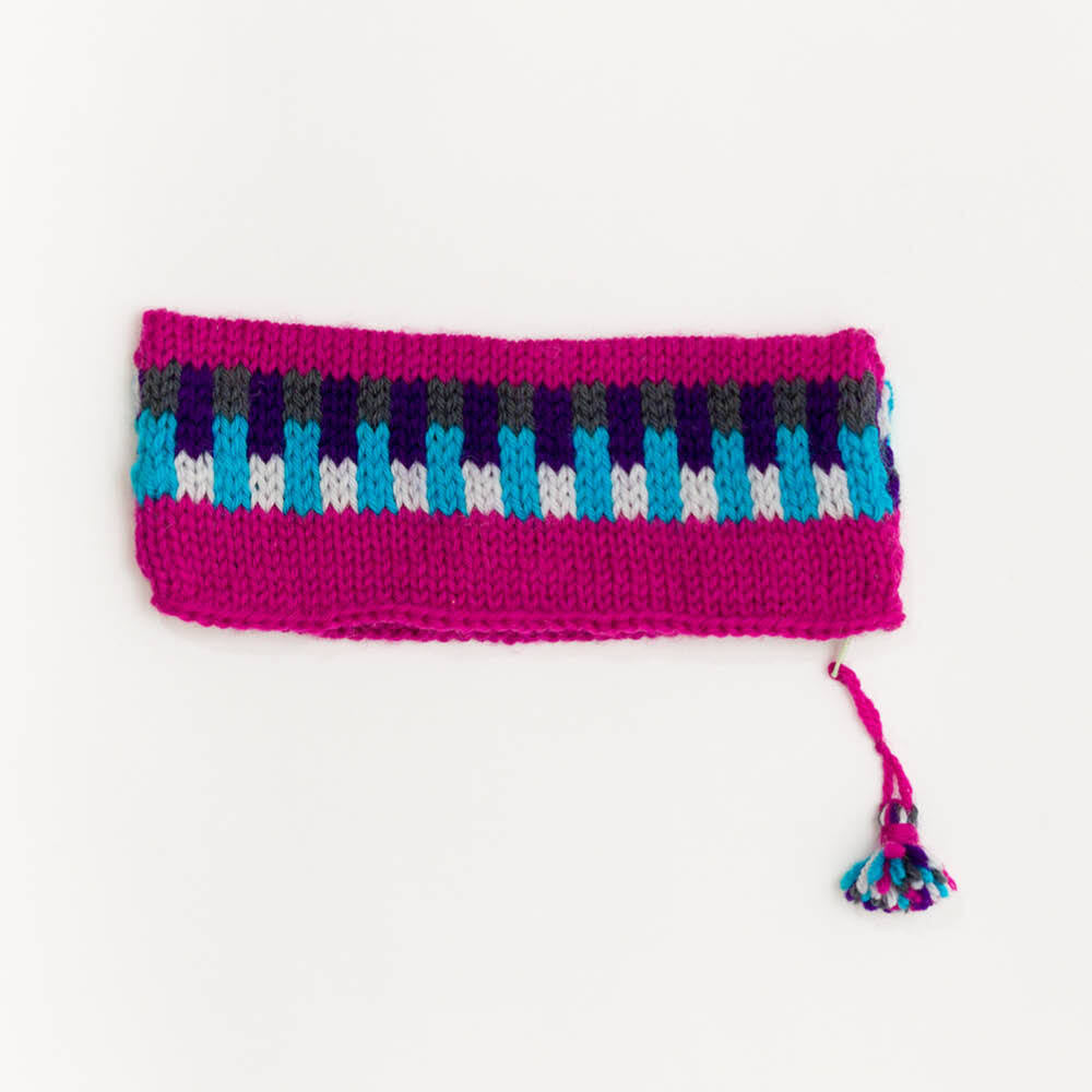 Paintbox Yarns Block Patterned Pouch Knitting Pattern