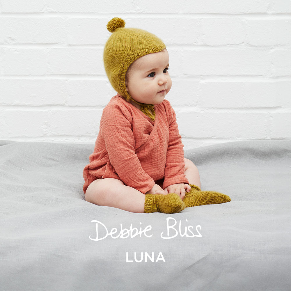 Debbie Bliss Lyra Bonnet & Socks Knitting Pattern