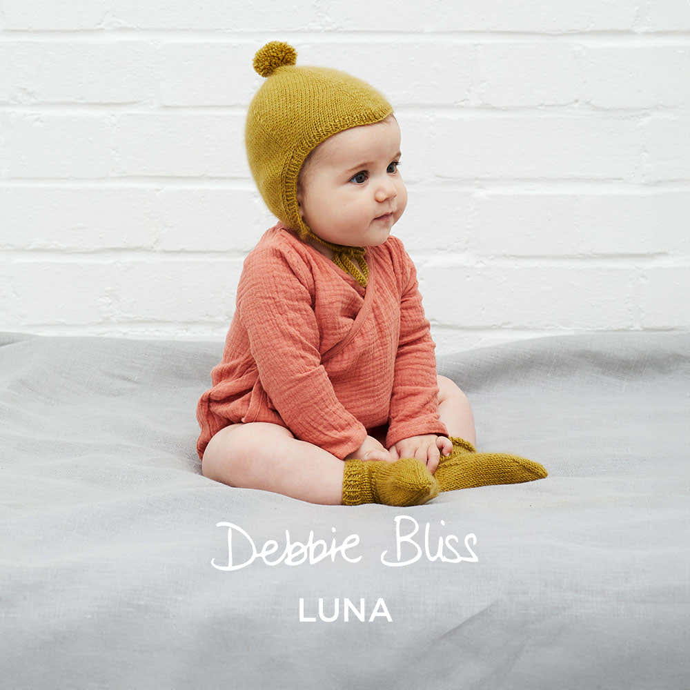 Debbie Bliss Lyra Bonnet & Socks Knitting Pattern