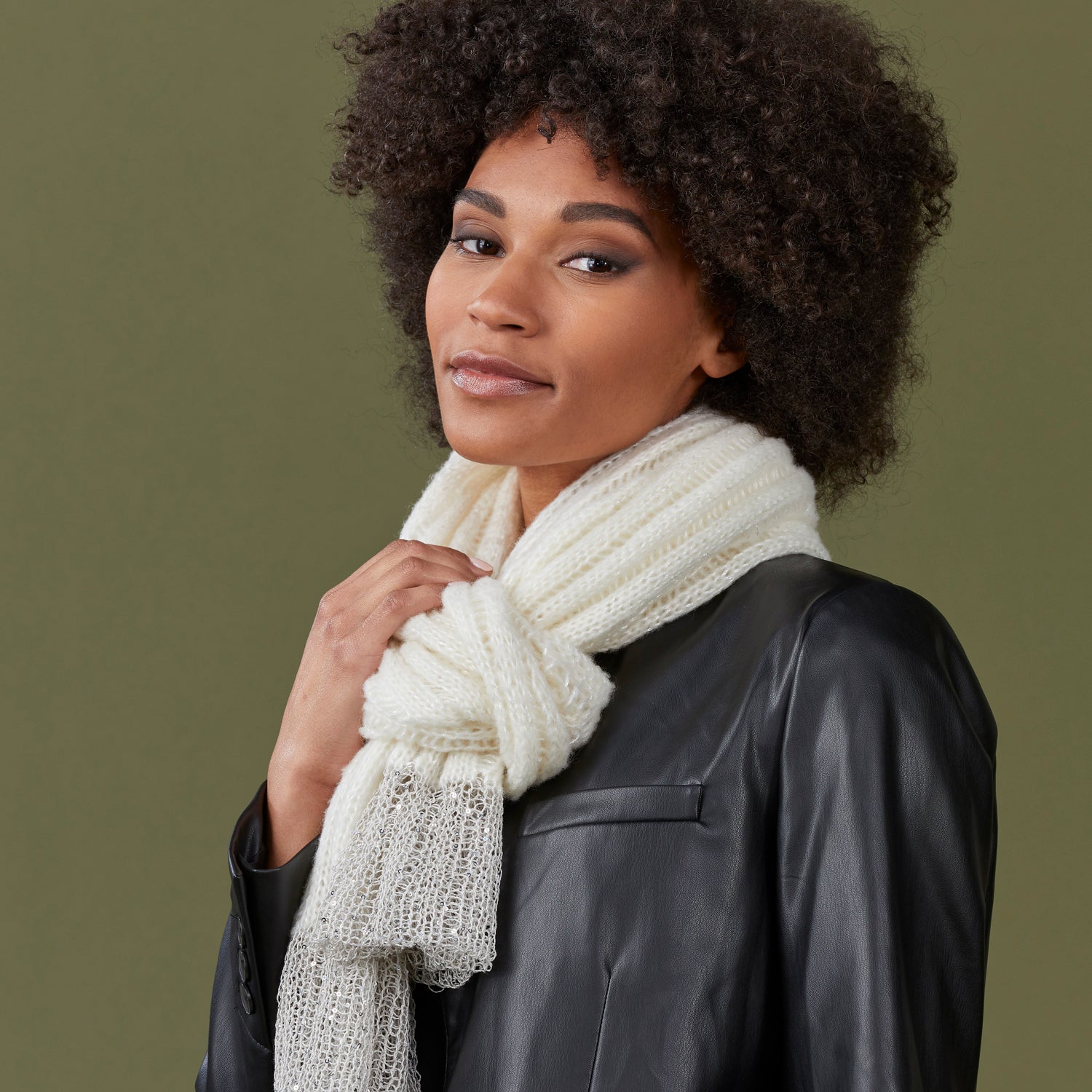Stacy Charles Fine Yarns Peyton Scarf Knitting Pattern