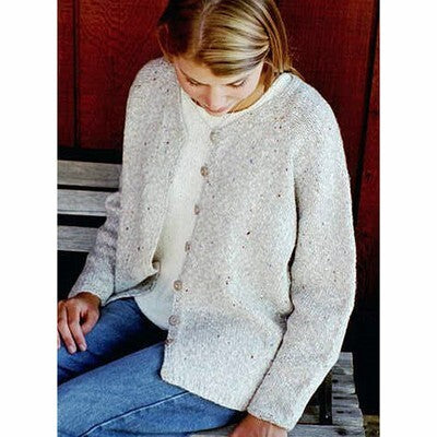 Knitting Pure & Simple 994 V-neck Neck Down Cardigan Pattern