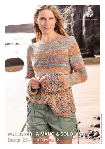 Lana Grossa 25 Pullover in Linea Pura A Mano and Solo Lino PDF