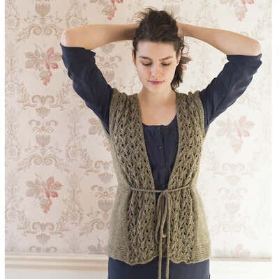Berroco Hoehne Vest- Portfolio Waistcoat Knitting Pattern