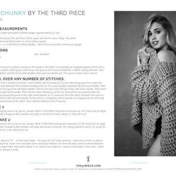 Third Piece The Carina Jumper Knitting Pattern
