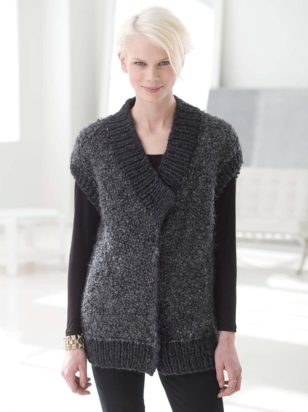 Teddy Vest Waistcoat Knitting Pattern