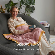 Debbie Bliss Tumbling Blocks Blanket Knitting Pattern