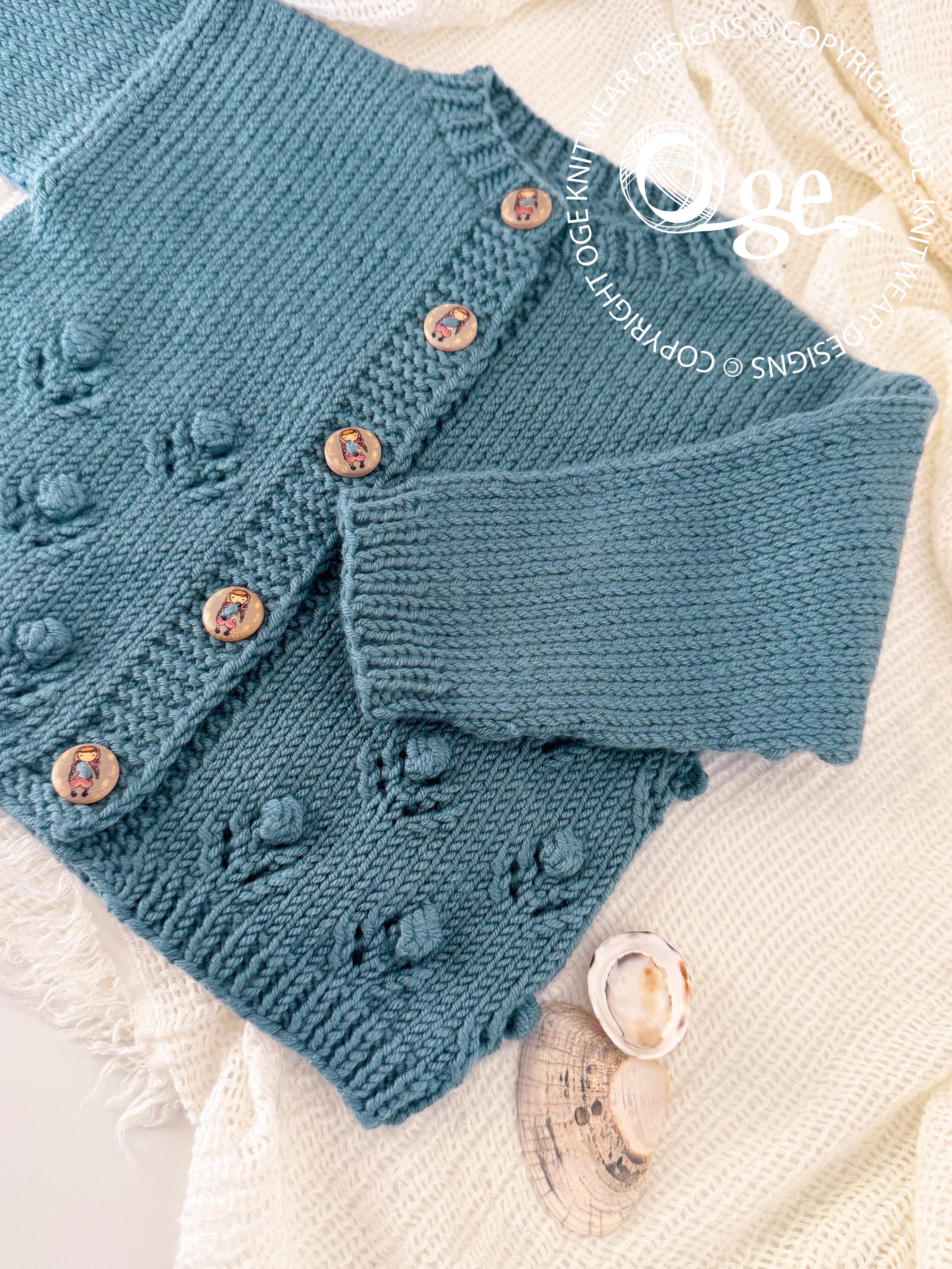 Freckles Bottom Up Cardigan - P289