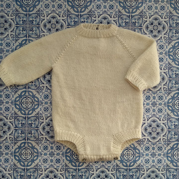 Sunday Morning Baby Romper Knitting Pattern | preemie - 24 months