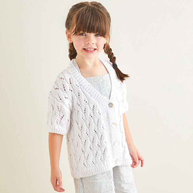 Sirdar Wave Lace Cardigans Knitting Pattern