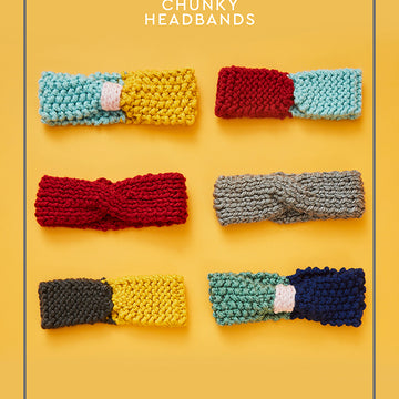 Paintbox Yarns Funky Chunky Headbands Knitting Pattern