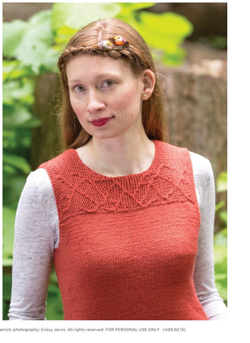 Twist Collective Meristem Vest Knitting Pattern