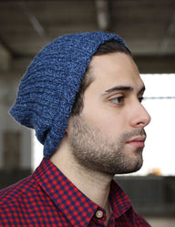 Ribbed Hat Knitting Pattern