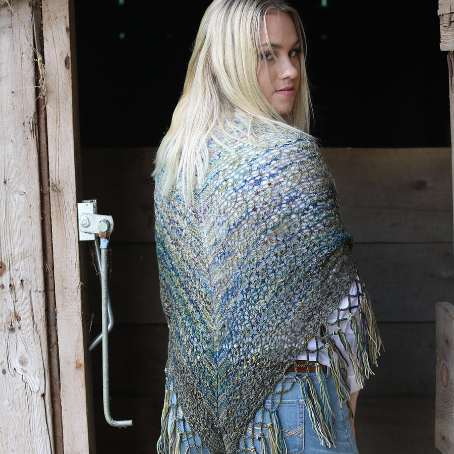 Koigu Charlotte's Web Shawl Wrap Knitting Pattern