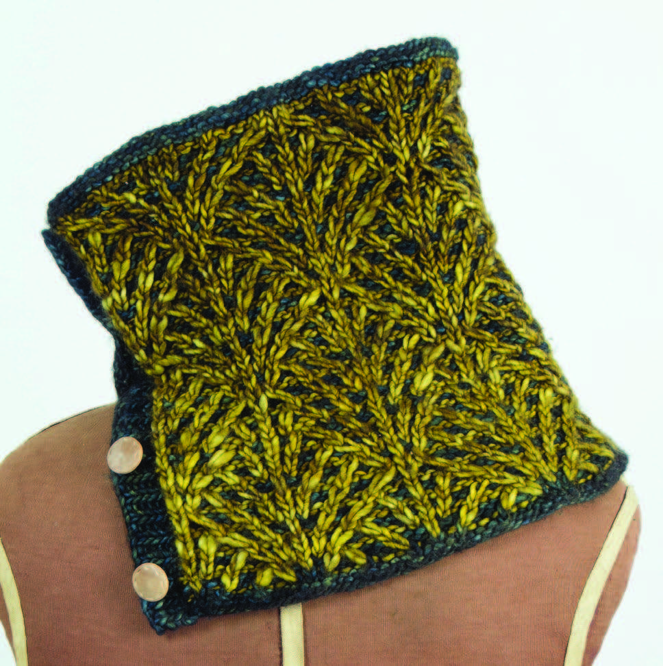 Deco Fans Cowl Knitting Pattern