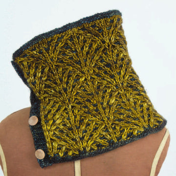 Deco Fans Cowl Knitting Pattern
