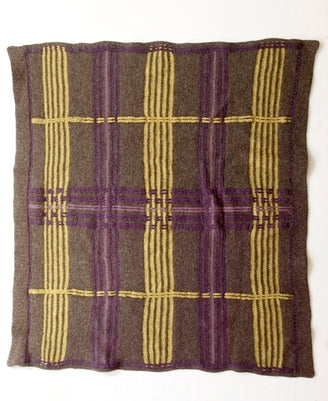 Felted Plaid BlanketÃ‚ Knitting Pattern
