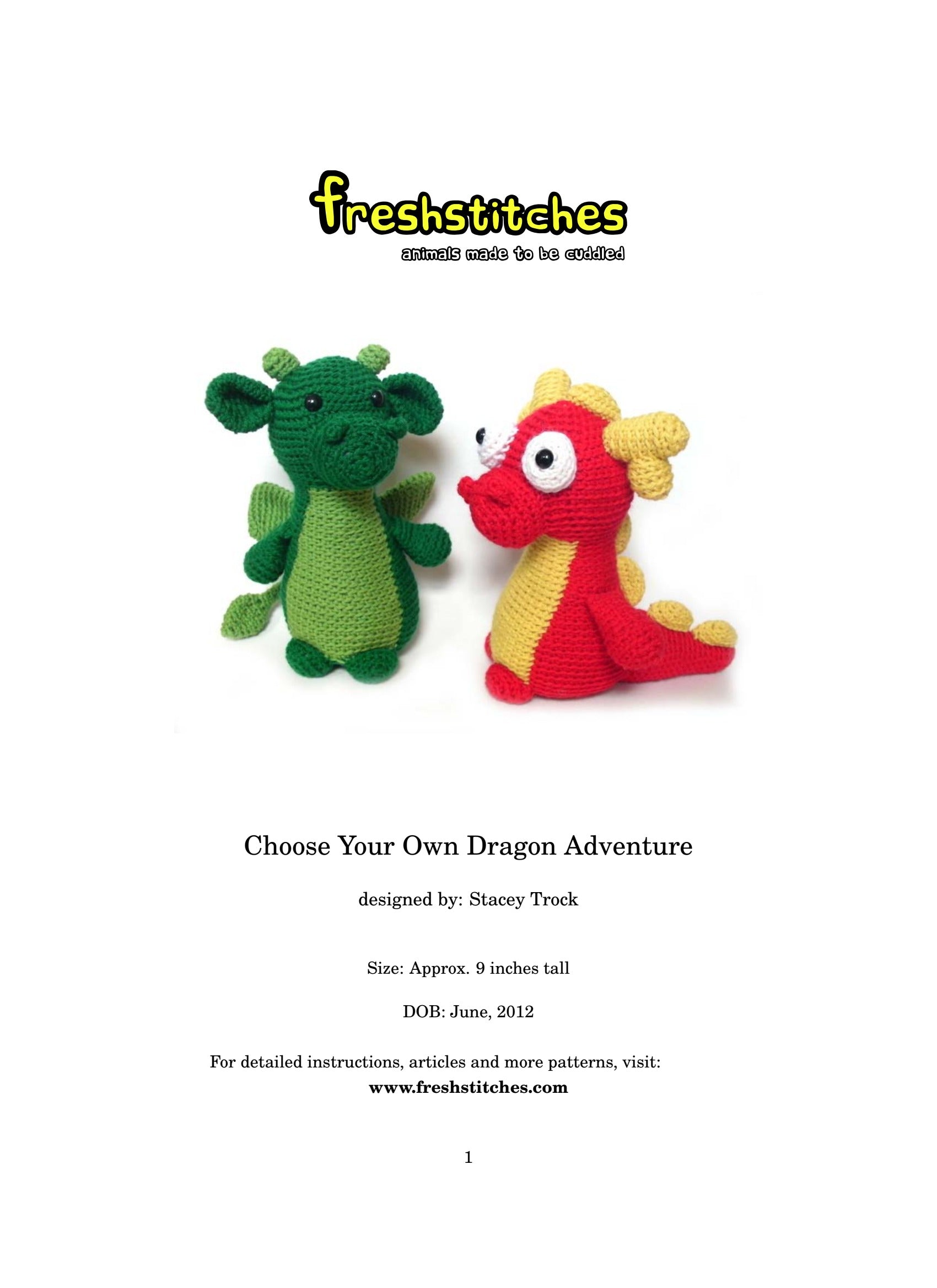 FreshStitches Choose Your Own Dragon Adventure Crochet