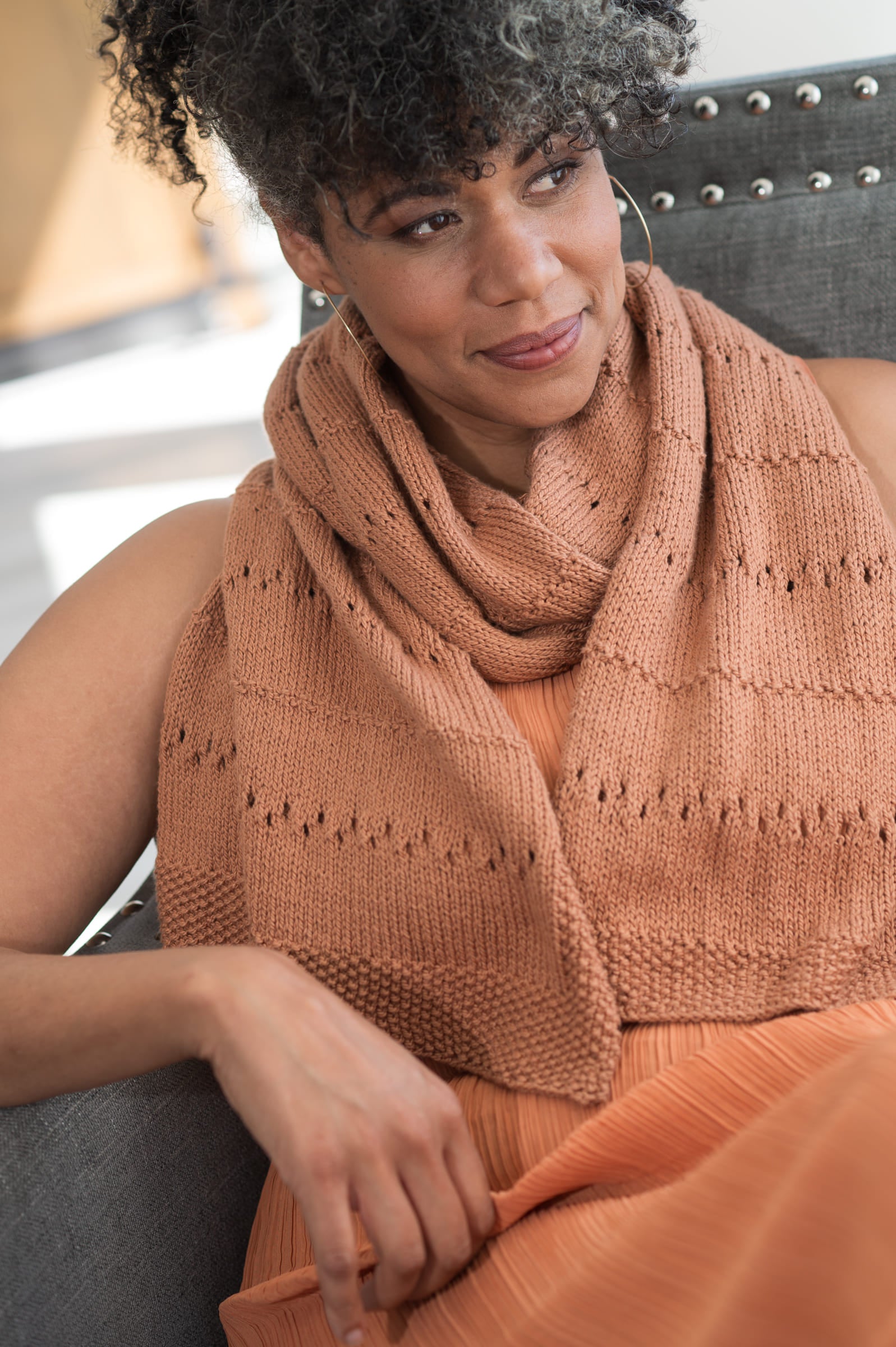 Berroco Essentials Hawthorn Wrap Knitting Pattern