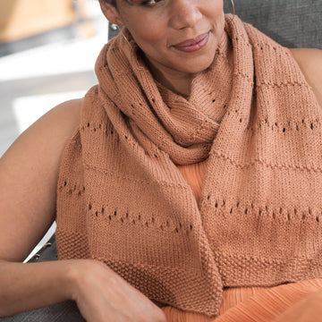 Berroco Essentials Hawthorn Wrap Knitting Pattern