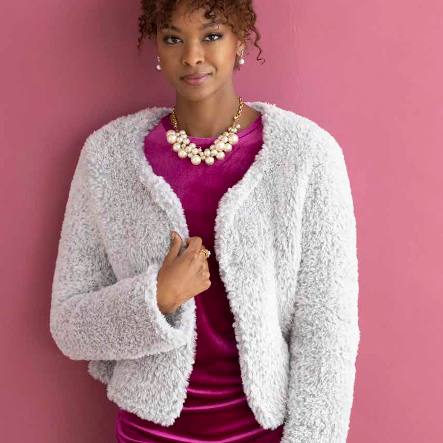 Knitting Fever Bernadette Jacket Pattern