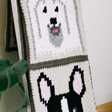 C2C Havanese / Maltese Dog Blanket Square