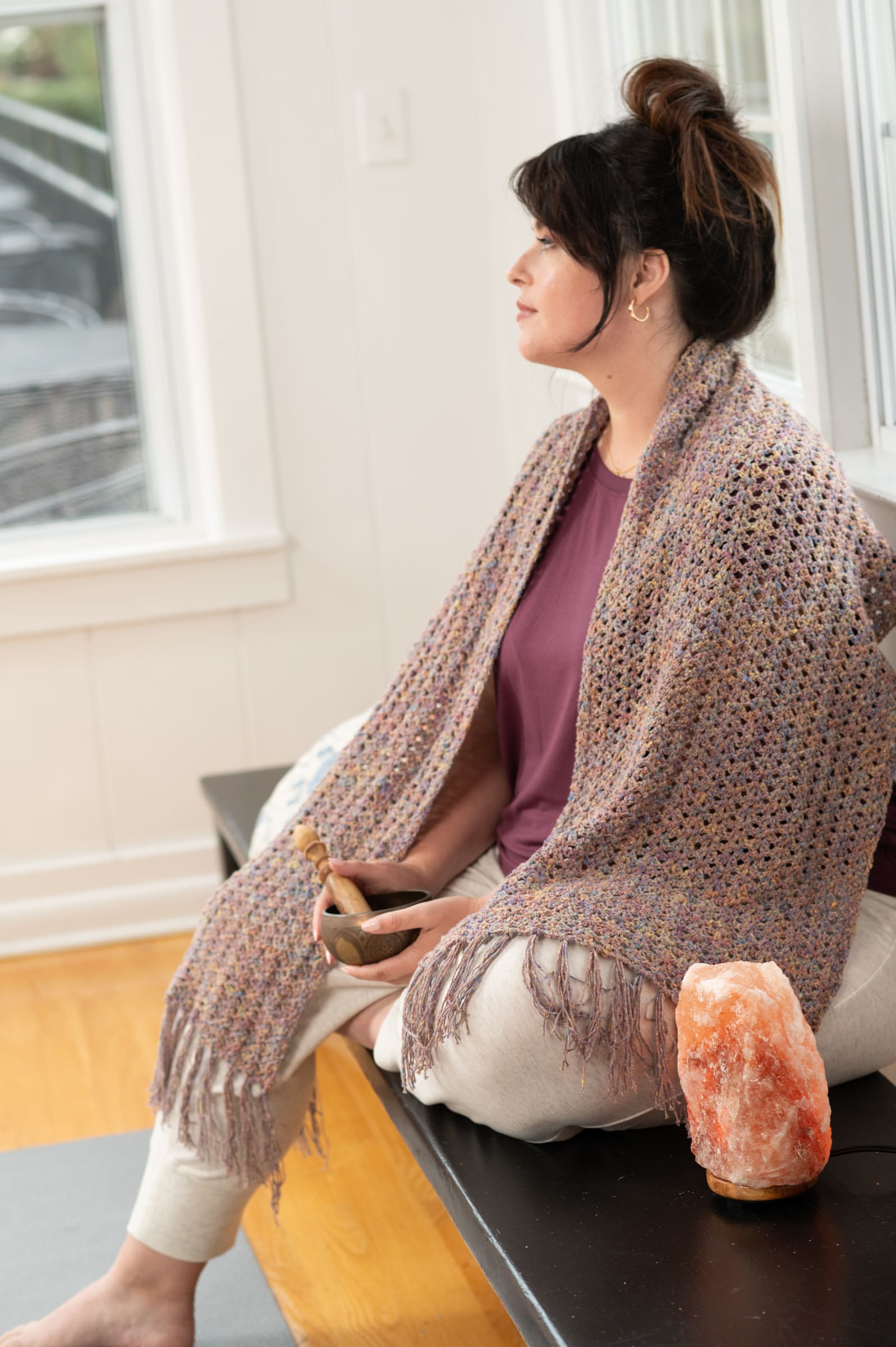 Berroco Rest & Reset Chodron Shawl Crochet Pattern