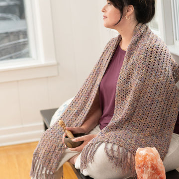 Berroco Rest & Reset Chodron Shawl Crochet Pattern