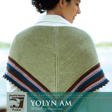 Yolyn Am Shawl Wrap Knitting Pattern