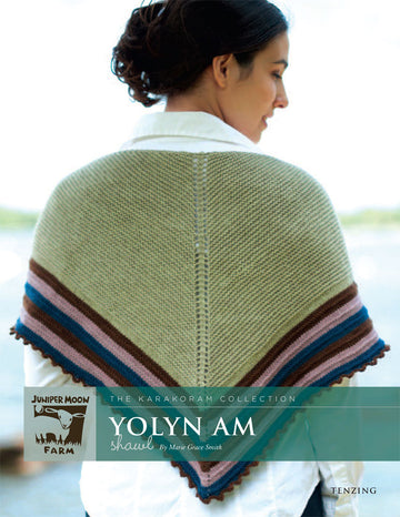 Yolyn Am Shawl Wrap Knitting Pattern