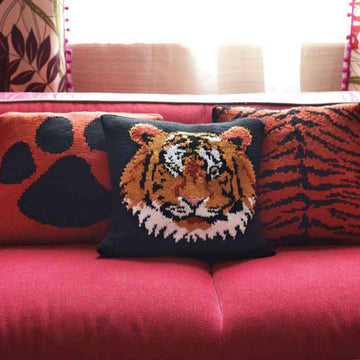Debbie Bliss Tiger Cushions Knitting Pattern