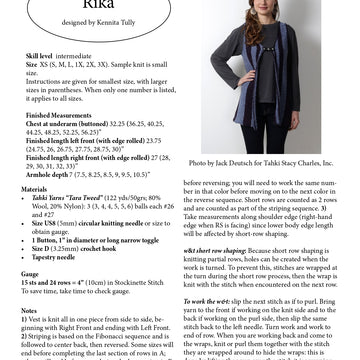 Wildflowerknits Rika PDF