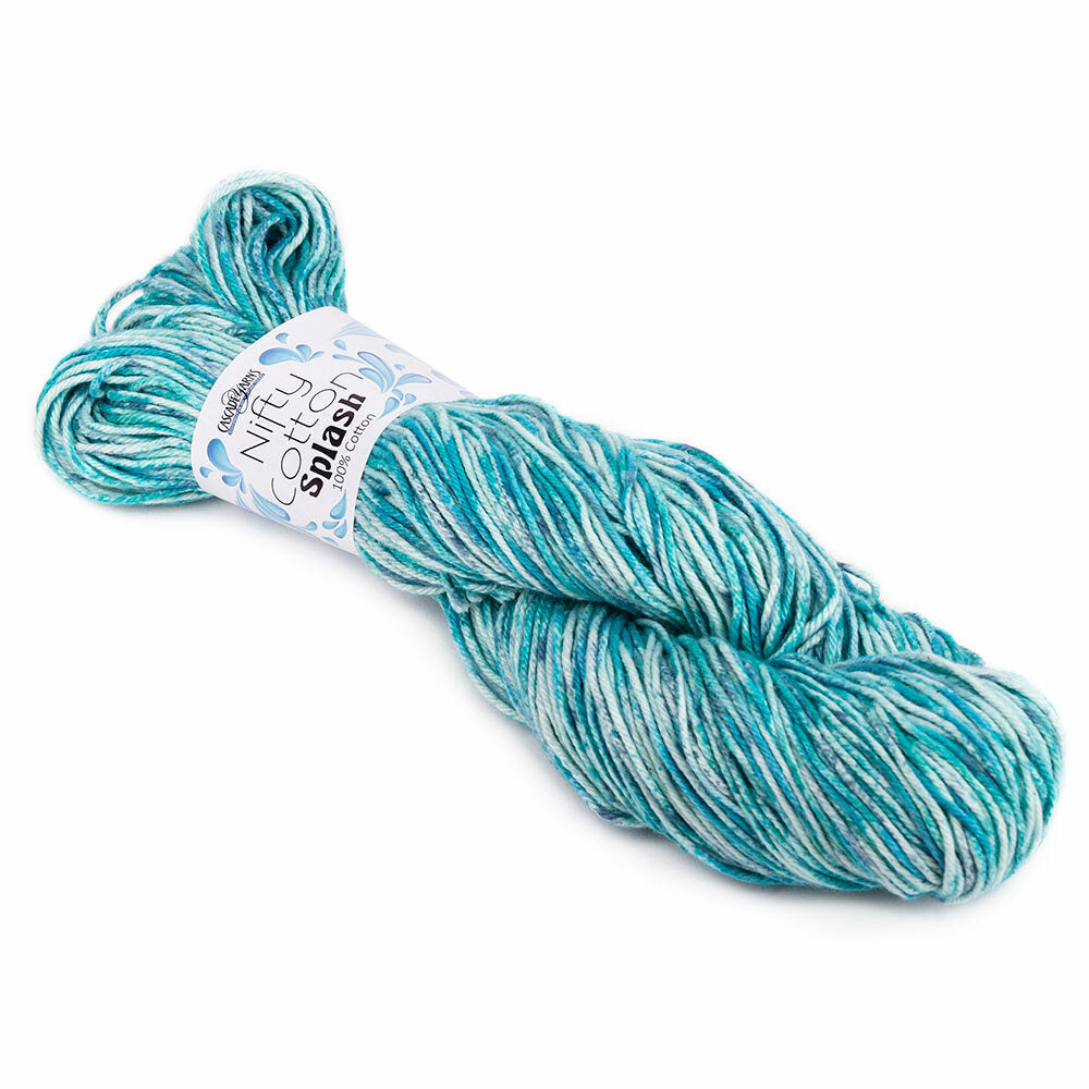 Cascade Yarns Nifty Cotton Splash Yarn - Cotton Worsted