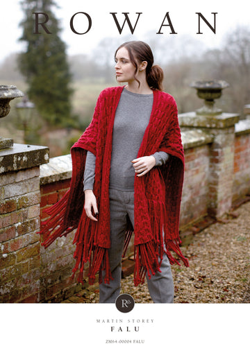 Falu Wrap in Rowan Pure Wool Superwash Worsted PDF