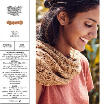 AMANO Flor Cowl Knitting Pattern