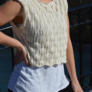 Cropped Lace Tee