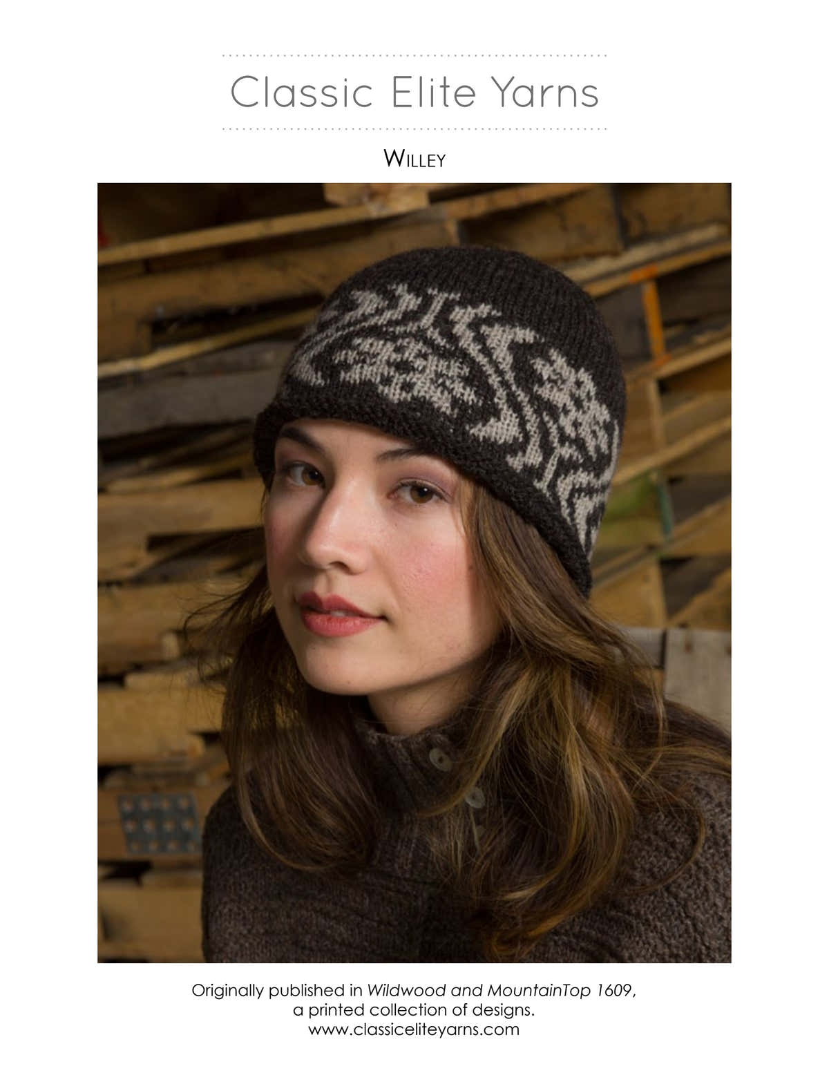 Classic Elite Yarns Willey Hat Knitting Pattern