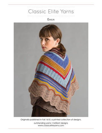 Classic Elite Yarns Emilia Wrap Knitting Pattern
